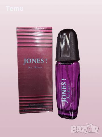 Парфюм Jones! Pour Homme Eau De Parfum 30ml. Този аромат в дамска розова опаковка е съчетание на сти, снимка 1 - Дамски парфюми - 46436360