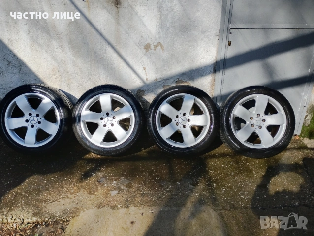 ОРИГИНАЛНИ ДЖАНТИ МЕРЦЕДЕС 17 ЦОЛА , снимка 5 - Гуми и джанти - 54063728