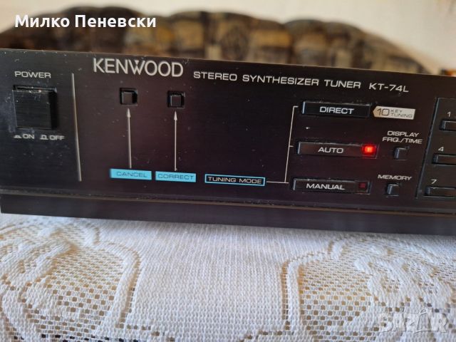 KENWOOD KT- 74 L STEREO TUNER , снимка 3 - Ресийвъри, усилватели, смесителни пултове - 46188256