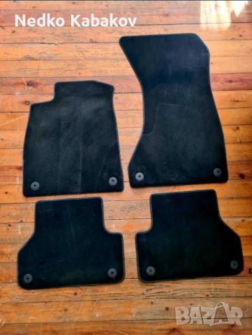 4бр. Оригинални мокетни стелки за АУДИ А5 Sportback (2017-2020), снимка 1 - Аксесоари и консумативи - 45362242