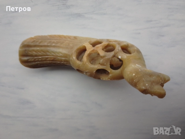 статуетка, скулптура нефрит , снимка 3 - Статуетки - 52975532