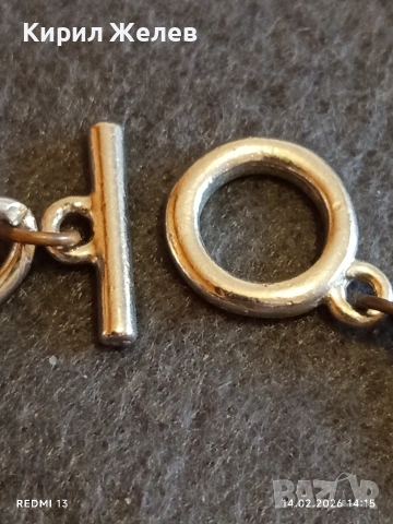 Класическа дамска гривна от неръждаема стомана закопчаване тип тогла 26070, снимка 3 - Гривни - 53475460