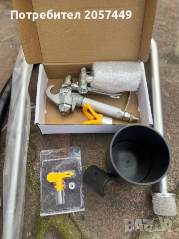 Машина за безвъздушно боядисване VEVOR 2200W 2.0L/min, снимка 4 - Други машини и части - 52655550