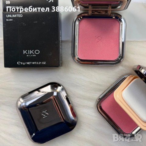 Копринен руж с дълготраен ефект KIKO Milano Unlimited Blush – 09 