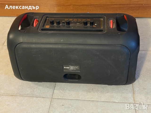 Преносима блутут тонколона 2 x 6.5'' - Brodu BTS-1709, снимка 5 - Bluetooth тонколони - 52921060