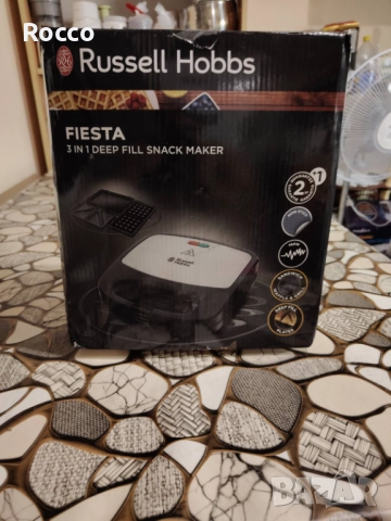 Грил преса Russell Hobbs  3 в 1 Гофретник