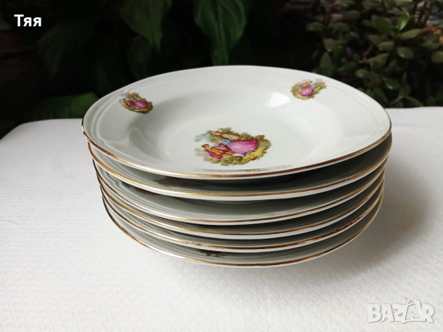 Порцеланови чинии Ромео и Жулиета , снимка 3 - Чинии - 51969741