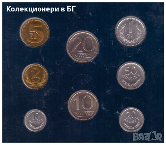 СЕТ ОСЕМ МОНЕТИ ПОЛША /ПОЛСКА НАРОДНА РЕПУБЛИКА/, снимка 4 - Нумизматика и бонистика - 53665482