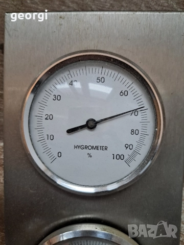 домашна метеорологична станция термометър барометър влагомер 24/6, снимка 2 - Други стоки за дома - 52821450