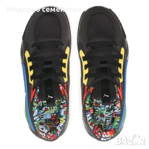 Мъжки маратонки PUMA Court Rider Chaos Trash Talk Basketball Shoes Black/Multi, снимка 4 - Маратонки - 48427722