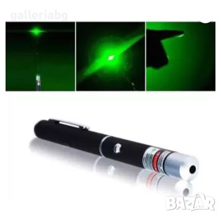 Зелен лазер с приставки , снимка 1 - Друга електроника - 46066989