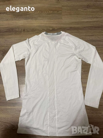 Мъжка блуза с дълъг ръкав Nike  Pro Fitted Long Sleeve Training Shirt , L размер , снимка 8 - Тениски - 52078807
