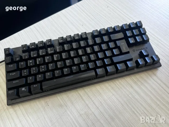 Механична клавиатура, Genesis Thor 303 TKL, RGB Backlight, Brown Switch, US Layout, Black, снимка 5 - Клавиатури и мишки - 46838279