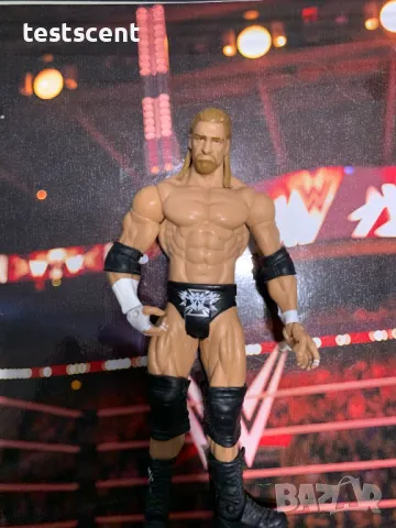 Екшън фигура WWE Triple H Трите Хикса Mattel basic Series играчка figure HHH, снимка 5 - Колекции - 49552970