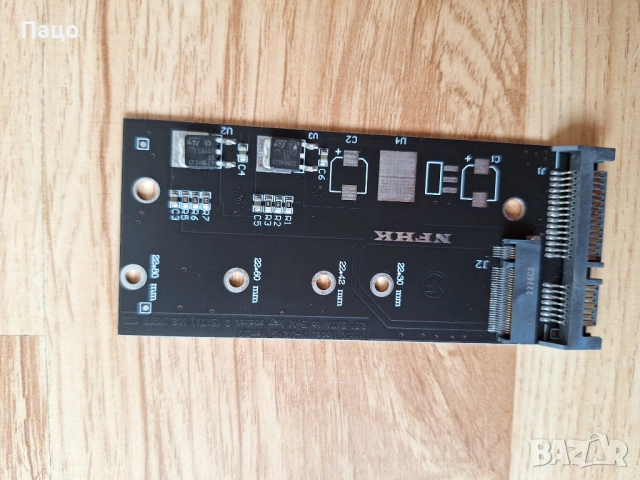 SSD адаптер M.2 NVMe към PCIe, 3.04.0 x4 за SSD модули 2280, 2260, 2242, 2230 слот x1, снимка 3 - Твърди дискове - 53560436