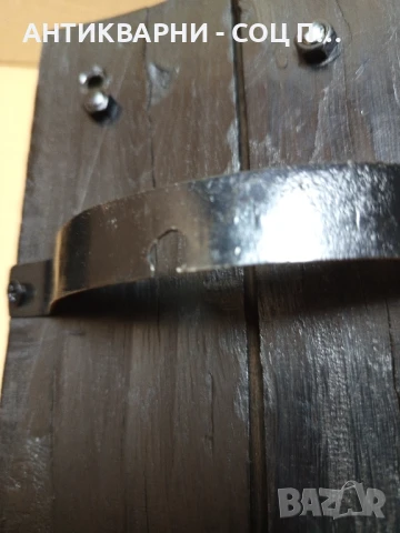 Комплект Стари Ръчно Изработени Стенни Лампи От Дъбово Буре., снимка 8 - Антикварни и старинни предмети - 50450458