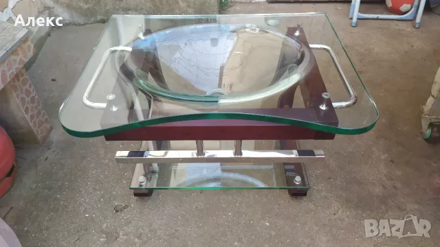 Стъклена мивка за баня или мокро помещение, снимка 1