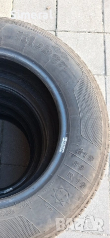 Летни гуми Kleber 215/60/16 -4 бр., снимка 5 - Гуми и джанти - 53661470