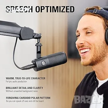 Elgato Wave DX - Динамичен XLR микрофон, кардиоидна схема, шумопотискане , снимка 4 - Други - 54201199