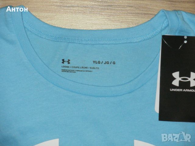 UNDER ARMOUR оригинална юношеска тениска за момиче 13/15г., снимка 5 - Детски тениски и потници - 45891945