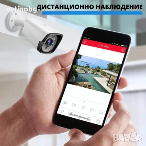 Професионален комплект за сигурност с 4 камери IP67 YL-806B, снимка 4 - Комплекти за видеонаблюдение - 53786151