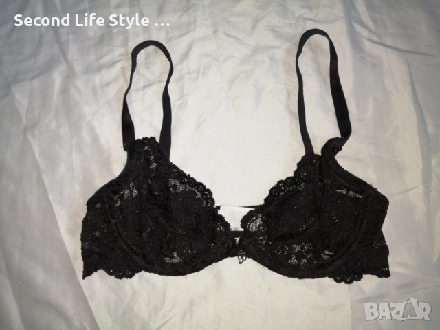 75B прозрачен дантелен сутиен марка Cubus, снимка 14 - Бельо - 52900141