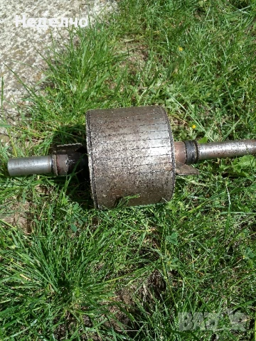 Ретро трифазен ел. мотор AEG, снимка 10 - Електродвигатели - 50495765