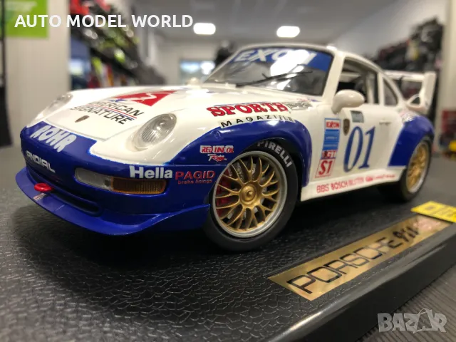 Mетална колекционерска количка DIE CAST PORSCHE 911 GT2 1:18 NEW, снимка 1 - Колекции - 47110932