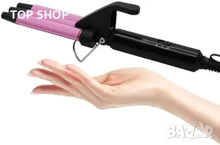 Нова Керамична маша за естествени вълни регулируема температура, удобна за пътуване, снимка 6 - Маши за коса - 49956866