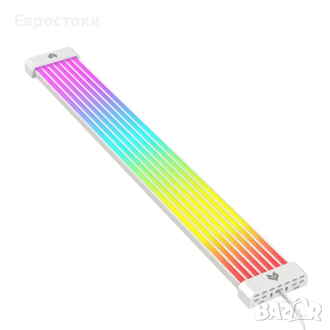 AOSOR AL300 ARGB светлинна лента за кабел ATX 24PIN/8PIN GPU дънна платка Sync 5V argb LED лента , снимка 4 - Други - 50716770