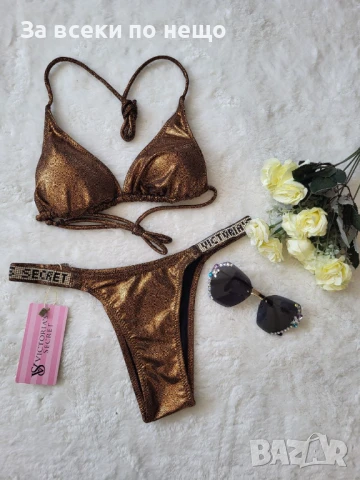 Victoria's Secret Дамски Бронзов Бански С 2 Части👙Дамски Бански С Две Части Код BS-4, снимка 2 - Бански костюми - 51040674