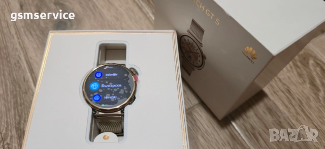 Huawei watch gt 5 gold 41mm, снимка 2 - Смарт часовници - 51546756