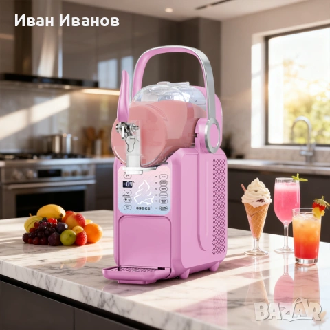 Мини машина за сладолед и скрежина, 2.5 литра, нова, снимка 6 - Други - 53913468