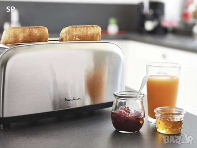 НОВ Тостер Moulinex Classic LS330D11 2 Tostadora 1400W, снимка 2 - Тостери - 53944247