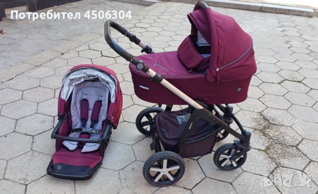 Количка 2в1 Baby Design Husky Violet, снимка 1