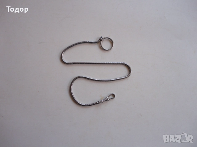 Кюстек верижка за джобен часовник 3, снимка 3 - Мъжки - 52671454