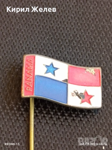 Две значки стари редки SETTER SET, PANAMA за КОЛЕКЦИЯ ДЕКОРАЦИЯ 29757, снимка 5 - Колекции - 50907240