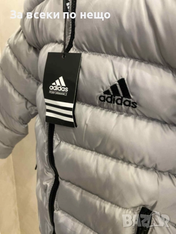 Adidas Детско Бежово Зимно Яке С Пух На Качулката Адидас Код Детски Находки26, снимка 3 - Детски якета и елеци - 52634462