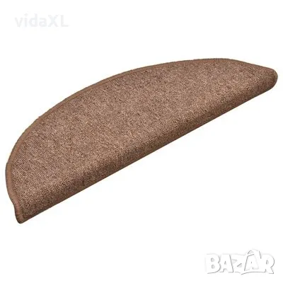 vidaXL Постелки за стъпала, 15 бр, кафяви, 56x17x3 см（SKU:322366）, снимка 3 - Други - 49151608