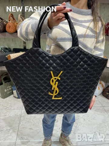 Дамска Кожена Чанта ✨ YVES SAINT LAURENT , снимка 2 - Чанти - 49381189