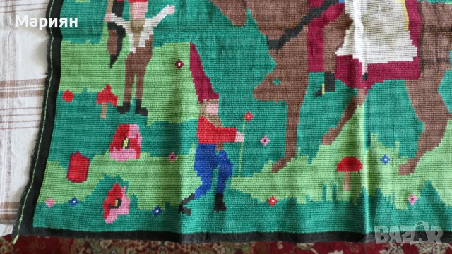 Ръчно Тъкана Декорация За Стена, снимка 4 - Антикварни и старинни предмети - 52094016