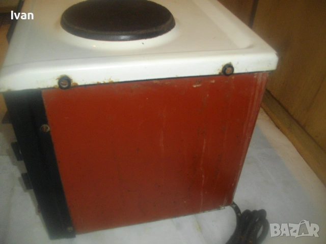 Българска малка комбинирана ел. готварска печка 3310W от Соца НРБ 1987г. ТЕРМА 30 ИКОНОМИК, снимка 13 - Печки, фурни - 53419694