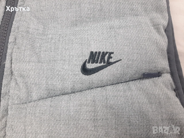 Nike Down Vest - Оригинален мъжки елек с пух размер S, снимка 9 - Якета - 53297831