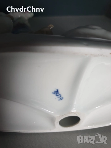 GDR статуетки 19-22см/ГДР Графентал стара немска порцеланова фигура-композиция/момиче с гъски-патки, снимка 11 - Статуетки - 52495990