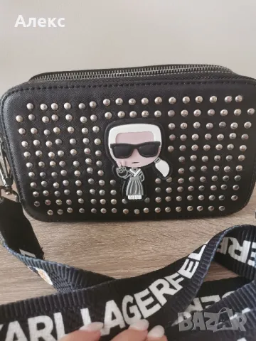 Дамска чанта Karl Lagerfeld, снимка 1 - Чанти - 47457580