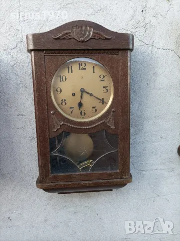 Густав Бекер немски стенен часовник работещ