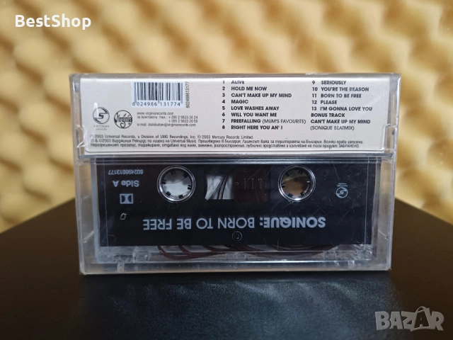 Sonique - Born to be free, снимка 2 - Аудио касети - 53339085