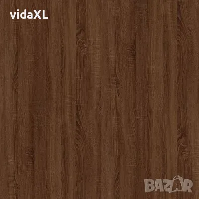 vidaXL Библиотека на 4 нива, кафяв дъб, 40x24x143 см, инженерно дърво（SKU:816067）, снимка 2 - Други - 48652021