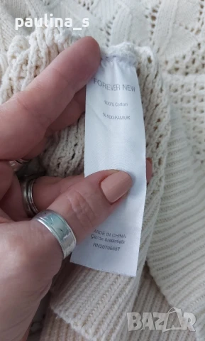 Три различни броя / Винтидж! Памучна блуза тип туника от плетена дантела , снимка 5 - Туники - 51017987