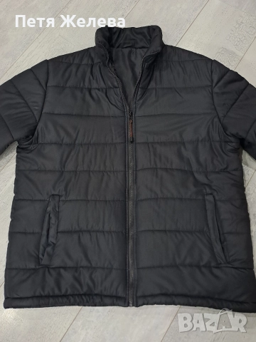Черно мъжко яке XL , снимка 11 - Якета - 52617494